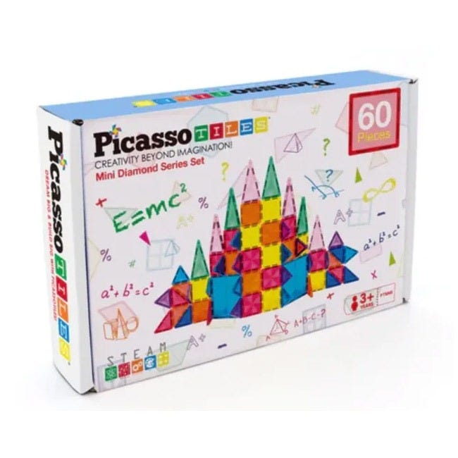 PICASSO MAGNETIC MINI DIAMOND BUILDING SET 60PCS