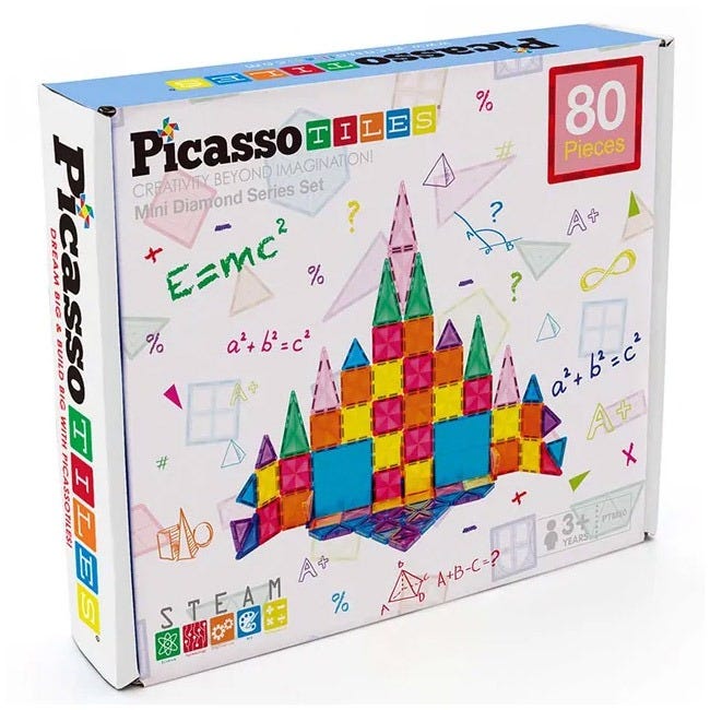 PICASSO MAGNETIC MINI DIAMOND BUILDING 80PCS