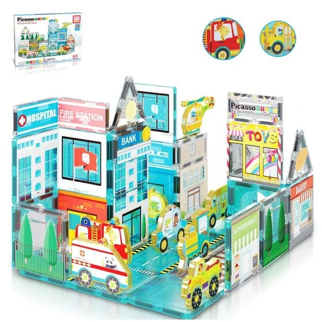 PICASSO MAGNETIC 3D METRO CITY SET 50PCS