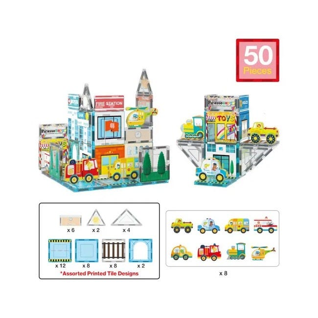 PICASSO MAGNETIC 3D METRO CITY SET 50PCS