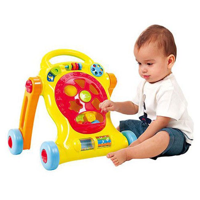 PLAY GO TINY STEPS WALKER WITH SHAPE SORTER ACTIVITIES