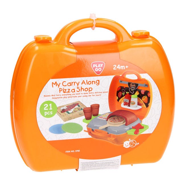 PLAY GO MY CARRY ALONG PIZZA SHOP - 21 PCS