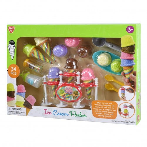 PLAY GO ICE CREAM PARLOR - 34 PCS