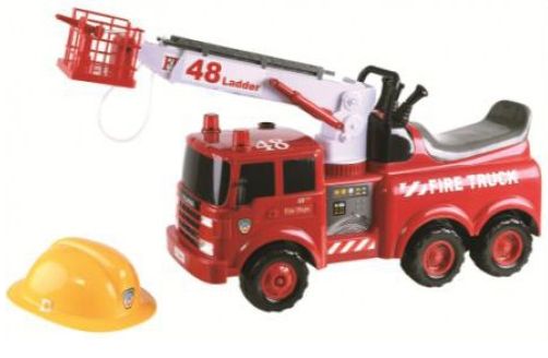 PLAY GO JUNIOR FIRE FIGHTER RIDE ON BATTERY OPERATED