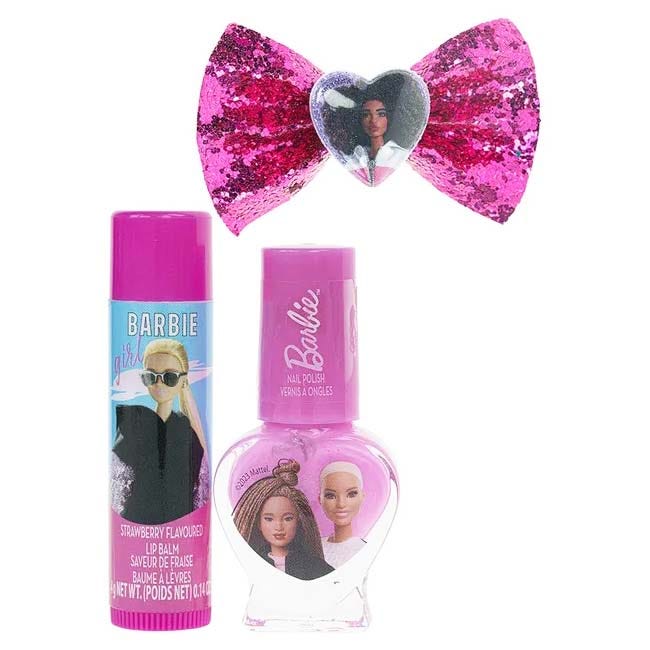 TOWNLEY GIRL BARBIE ROLLING COSMETIC SET