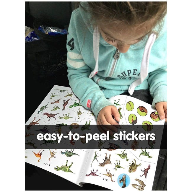 PHIDAL DINOSAUR TREASURY STICKER BOOK