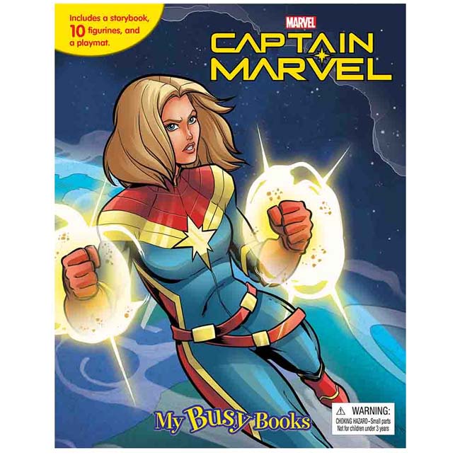 PHIDAL MARVEL CAPTAIN MARVEL MY BUSY BOOK