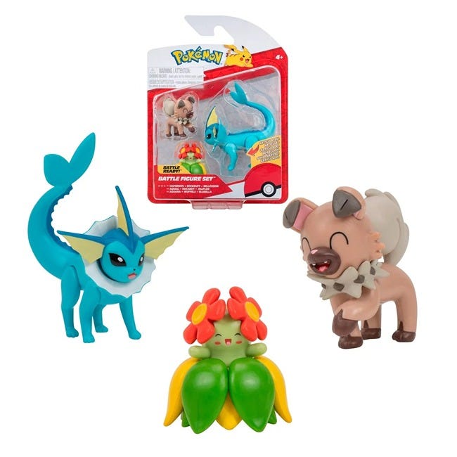 POKEMON BATTLE 3 FIGURE PACK WAVE 4 CHARACTERS