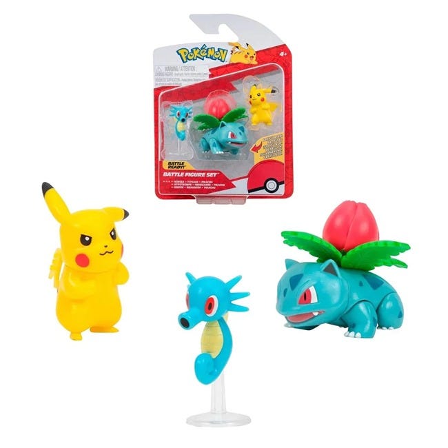 POKEMON BATTLE 3 FIGURE PACK WAVE 4 CHARACTERS