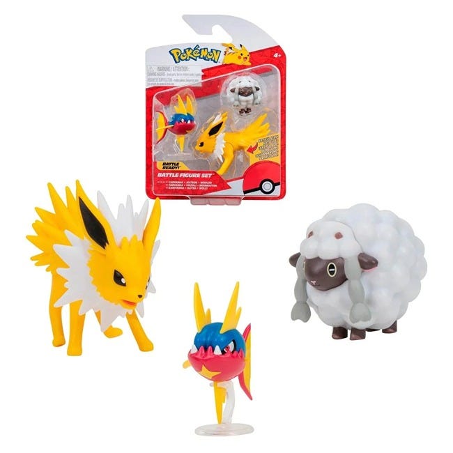 POKEMON BATTLE 3 FIGURE PACK WAVE 4 CHARACTERS
