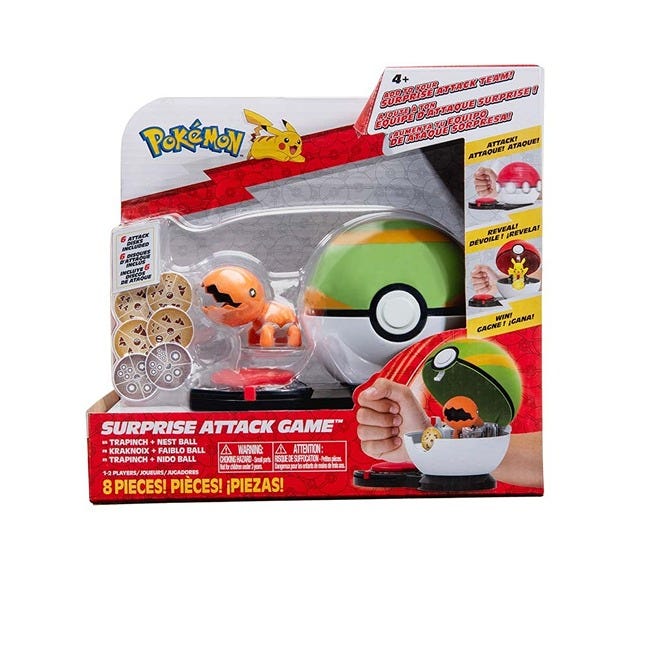 POKEMON SURPRISE ATTACK BATTLE GAME ASSORTED