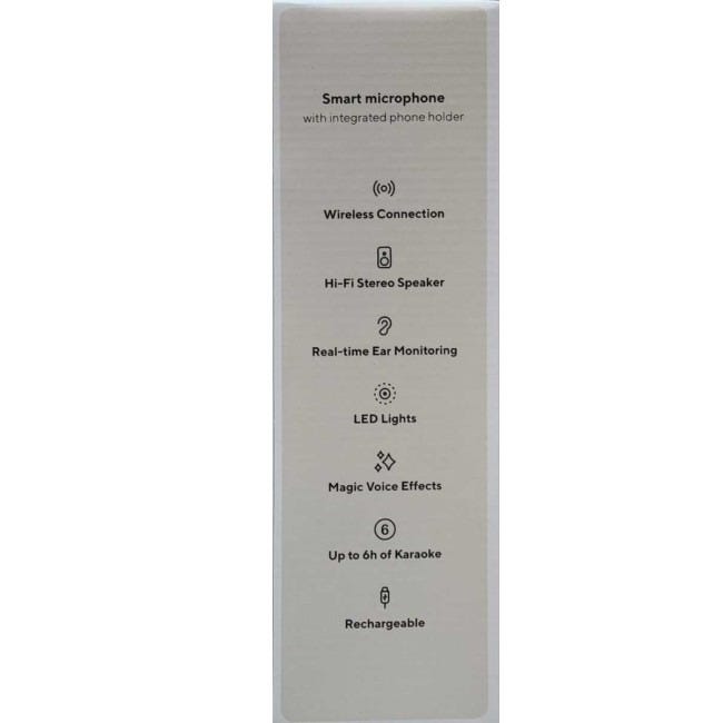 NOERDEN SMART KARAOKE MICROPHONE VOICE EFFECTS-LED LIGHT