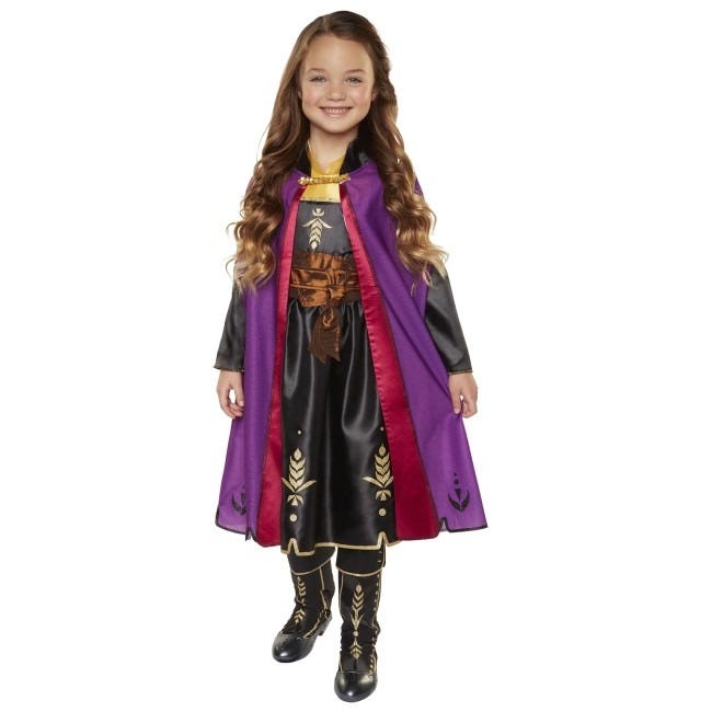 RUBIES COSTUME DISNEY FROZEN 2 ANNA TRAVEL DRESS - SMALL