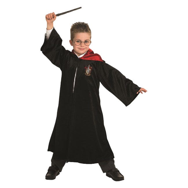 RUBIES COSTUME HARRY POTTER DELUX SCHOOL ROBE: SMALL