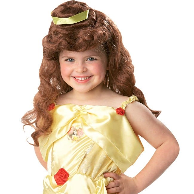 RUBIES COSTUME WIG DISNEY PRINCESS GOLDEN BELLE