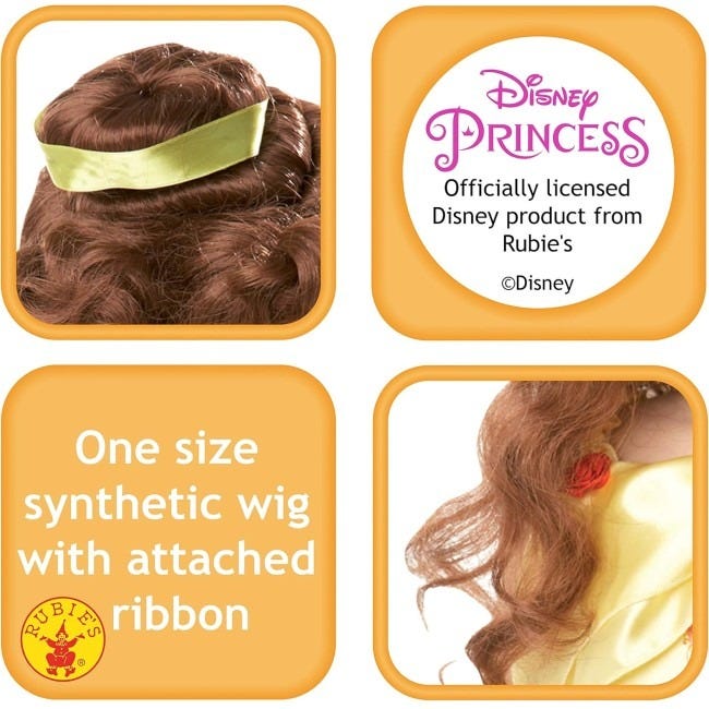 RUBIES COSTUME WIG DISNEY PRINCESS GOLDEN BELLE