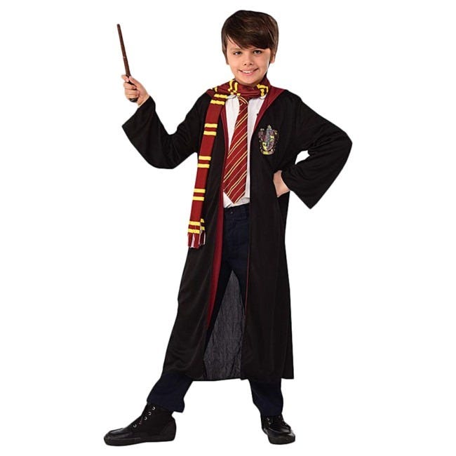 Rubies Gryffindor Dress-Up Kit – A magical Harry Potter-inspired costume set featuring Hogwarts details, perfect for dress-up, cosplay, and themed parties.
