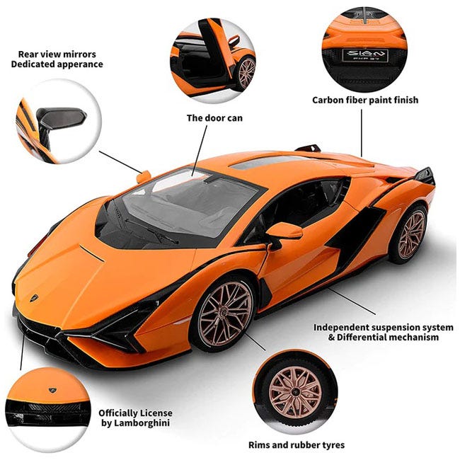 RASTAR REMOTE CONTROL - 1:14 LAMBORGHINI SIAN