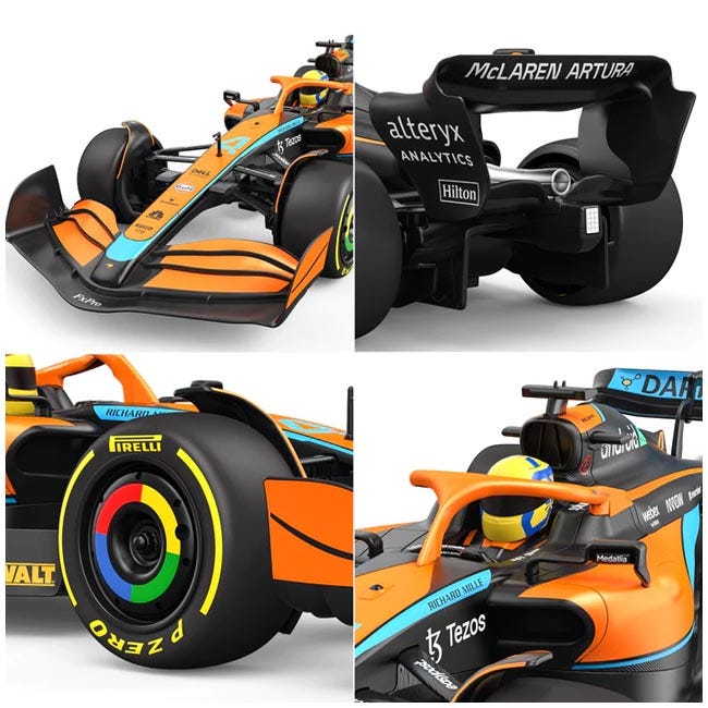 RASTAR 1:12 MCLAREN F1 RACE REMOTE CONTROL CAR