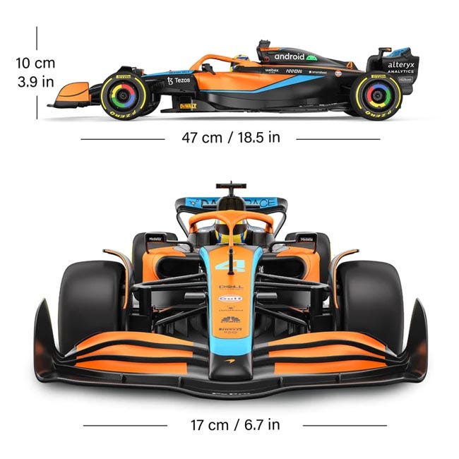 RASTAR 1:12 MCLAREN F1 RACE REMOTE CONTROL CAR