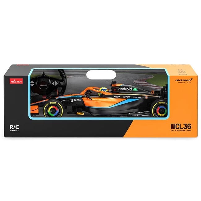RASTAR 1:12 MCLAREN F1 RACE REMOTE CONTROL CAR