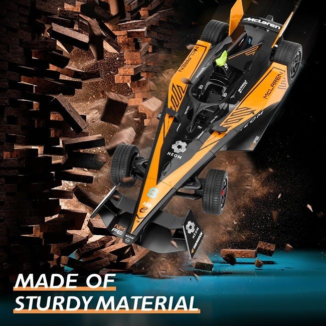 RW 1:14 MCLAREN FORMULA E REMOTE CONTROL CAR - GOLDEN