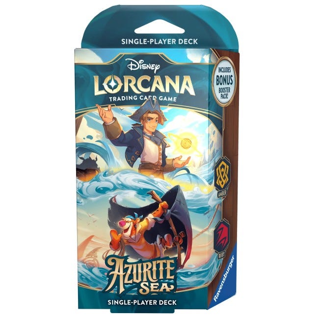 DISNEY LORCANA AZURITE SEA STARTER PACK ASSORTED