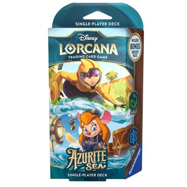 DISNEY LORCANA AZURITE SEA STARTER PACK ASSORTED