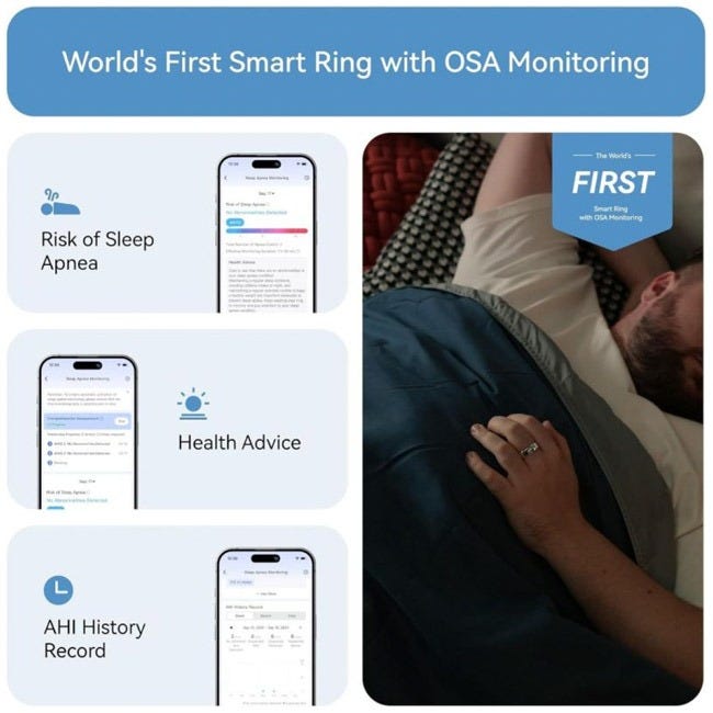 RINGCONN SMART RING GEN 2 SILVER SIZE 9