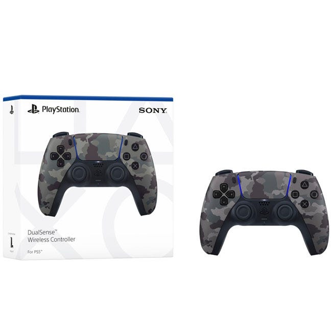SONY PS5 DUALSENSE WIRELESS CONTROLLER - GRAY CAMOUFLAGE
