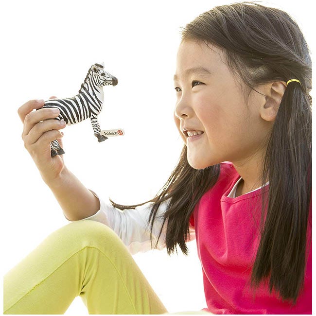 SCHLEICH ZEBRA FOAL FIGURE