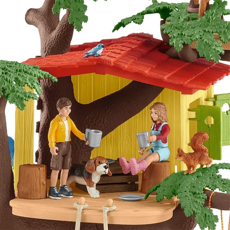 SCHLEICH ADVENTURE TREE HOUSE PLAYSET