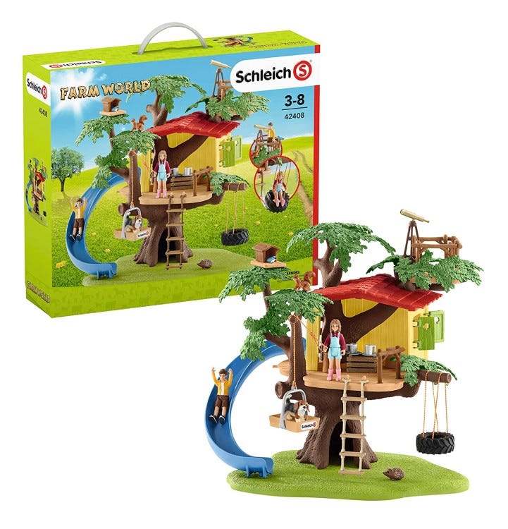 SCHLEICH ADVENTURE TREE HOUSE PLAYSET