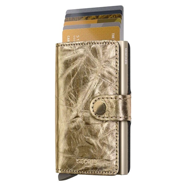 SECRID MINIWALLET CRUNCH  MCR-GOLD