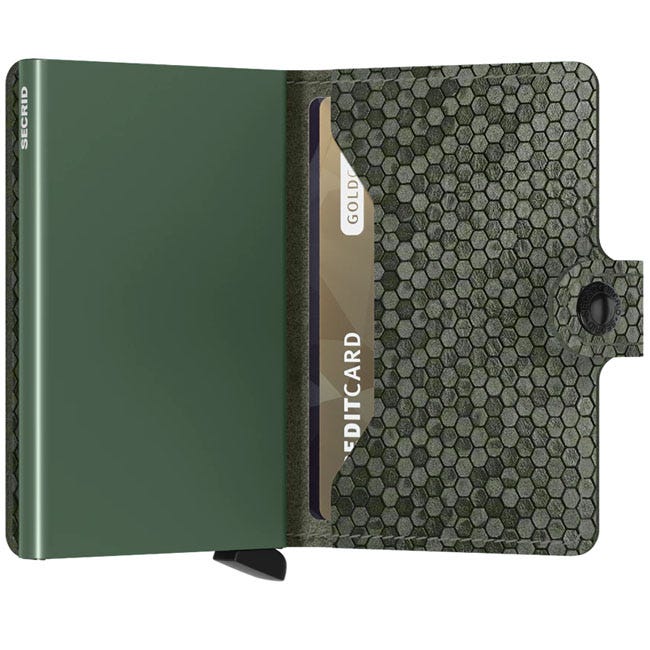 SECRID MINIWALLET HEXAGON MHE-GREEN
