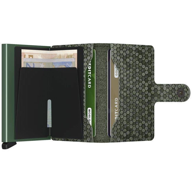 SECRID MINIWALLET HEXAGON MHE-GREEN