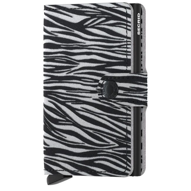 SECRID MINIWALLET ZEBRA MZE-LIGHT GREY