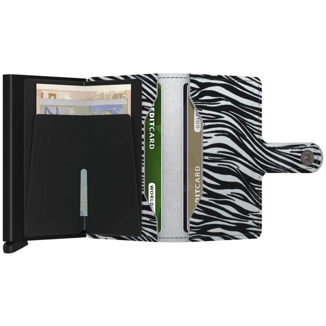 SECRID MINIWALLET ZEBRA MZE-LIGHT GREY