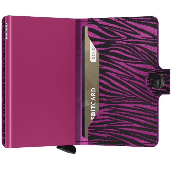 SECRID MINIWALLET ZEBRA MZE-FUCHSIA