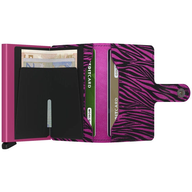 SECRID MINIWALLET ZEBRA MZE-FUCHSIA
