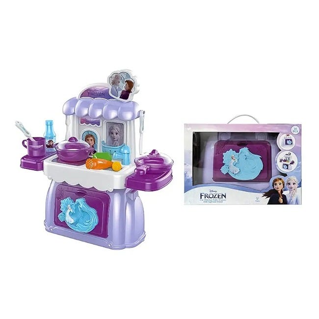 STRIDERS DISNEY FROZEN 26PCS 2-IN-1 KITCHEN TABLE PLAYSET