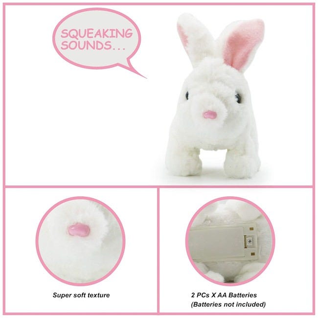 PUGS AT PLAY HOPPER JUMPING RABBIT