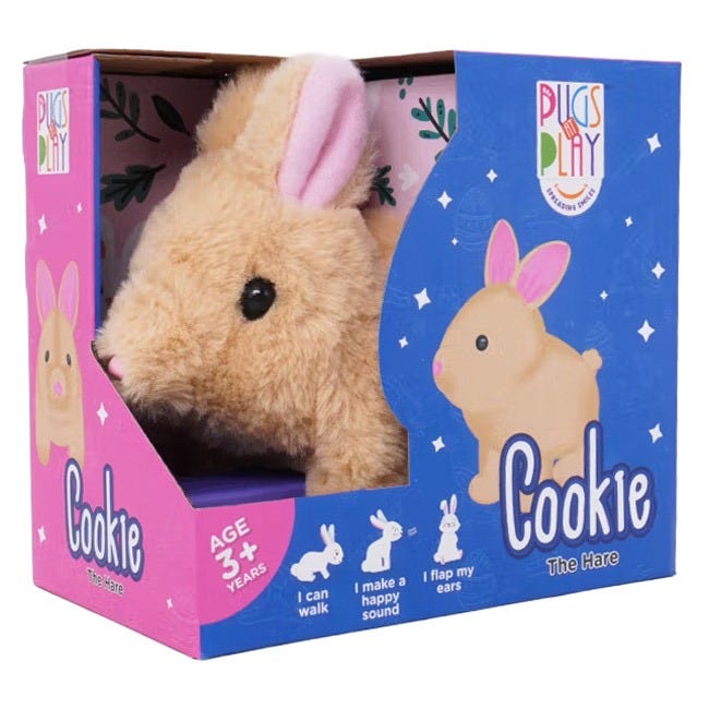 PUGS AT PLAY COOKIE JUMPING RABBIT