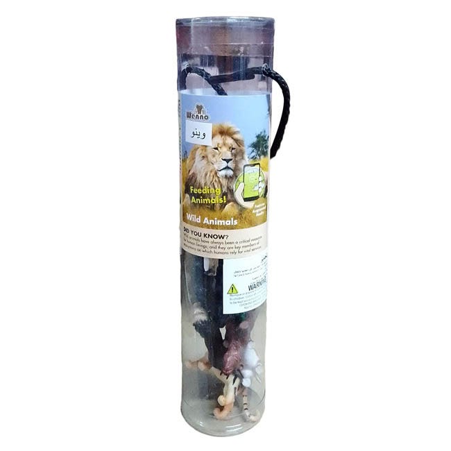WENNO 10 PCS WILD ANIMALS TUBE SET