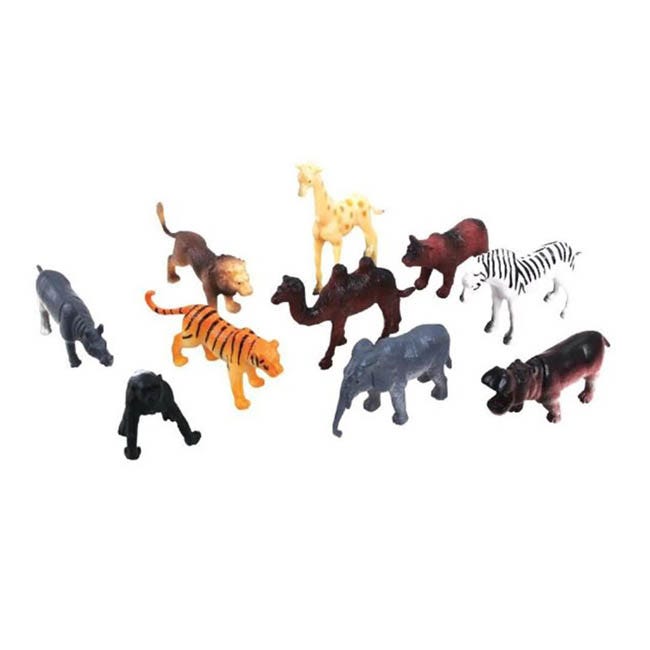WENNO 10 PCS WILD ANIMALS TUBE SET