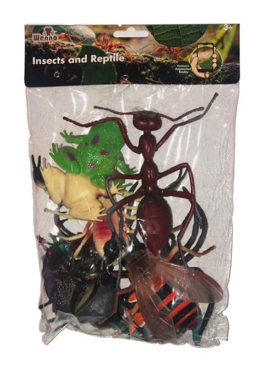 WENNO 12 PCS INSECT PLAYSET