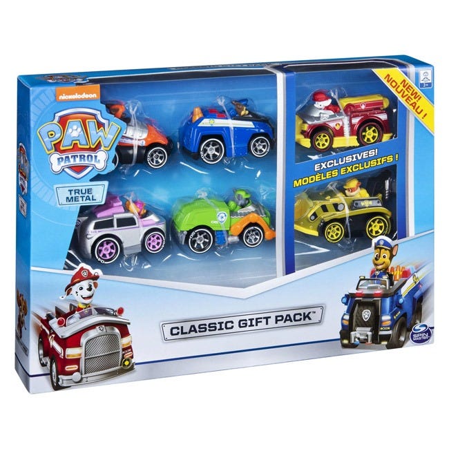 PAW PATROL TRUE METAL CLASSIC GIFT PACK