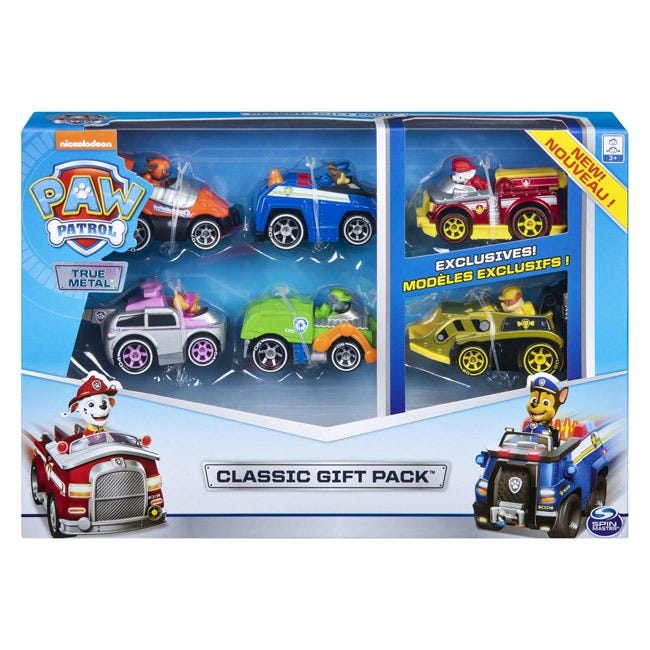 PAW PATROL TRUE METAL CLASSIC GIFT PACK