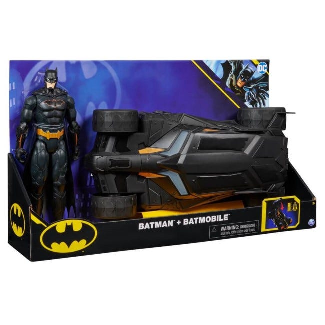 DC BATMAN BATCYCLE 12-INCH ACTION FIGURE