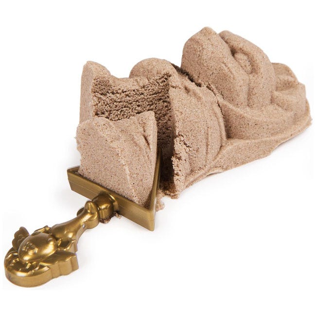 KINETIC SAND MUMMY TOMB WITH 6OZ BROWN PLAY SAND